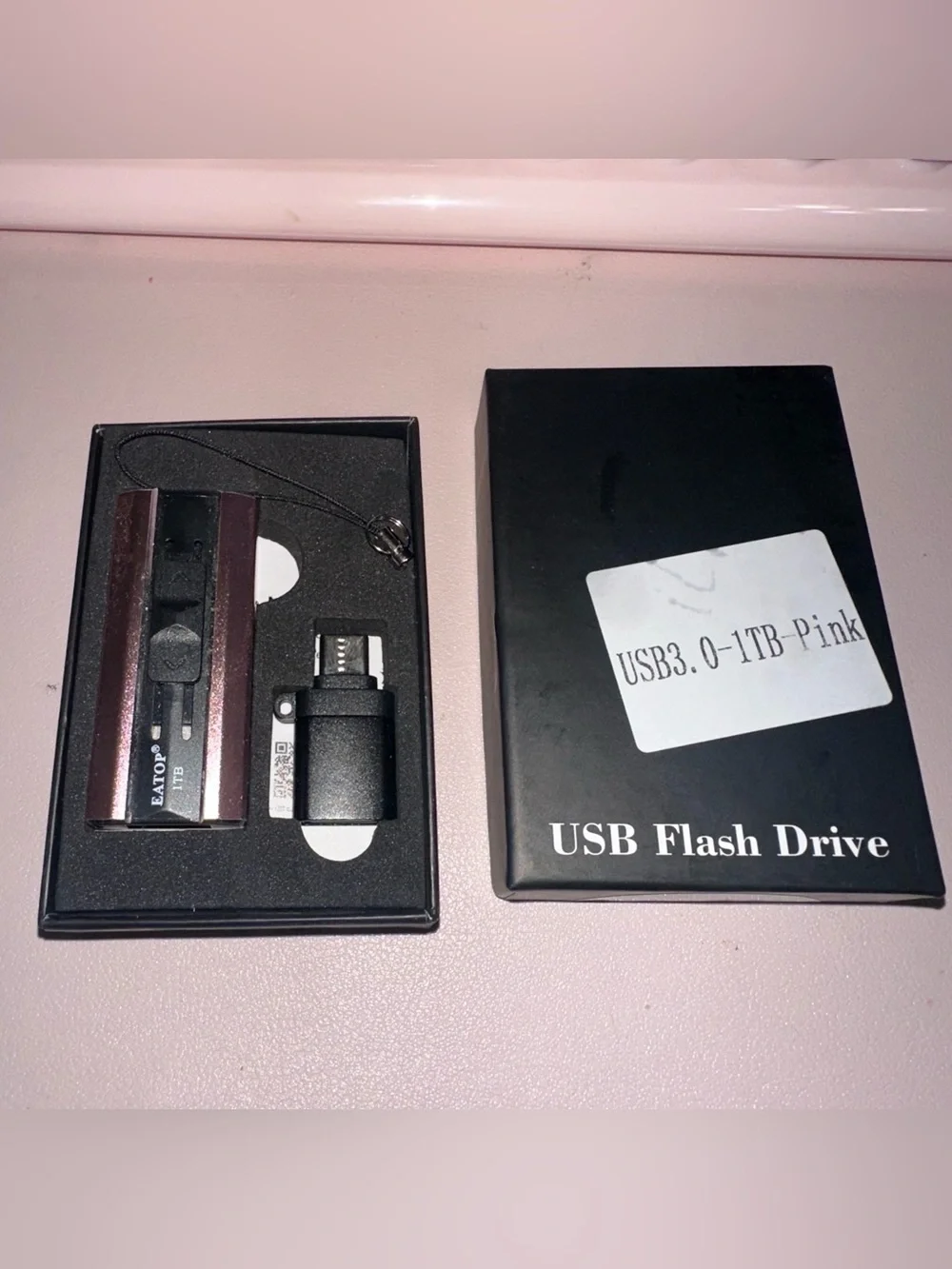 1TB USB 3.0 Flash Drive - Pink